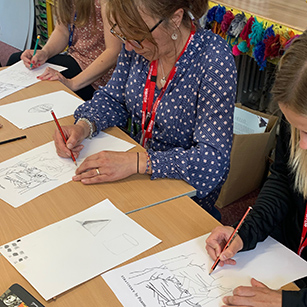 Printmaking Workshop for Local Teachers